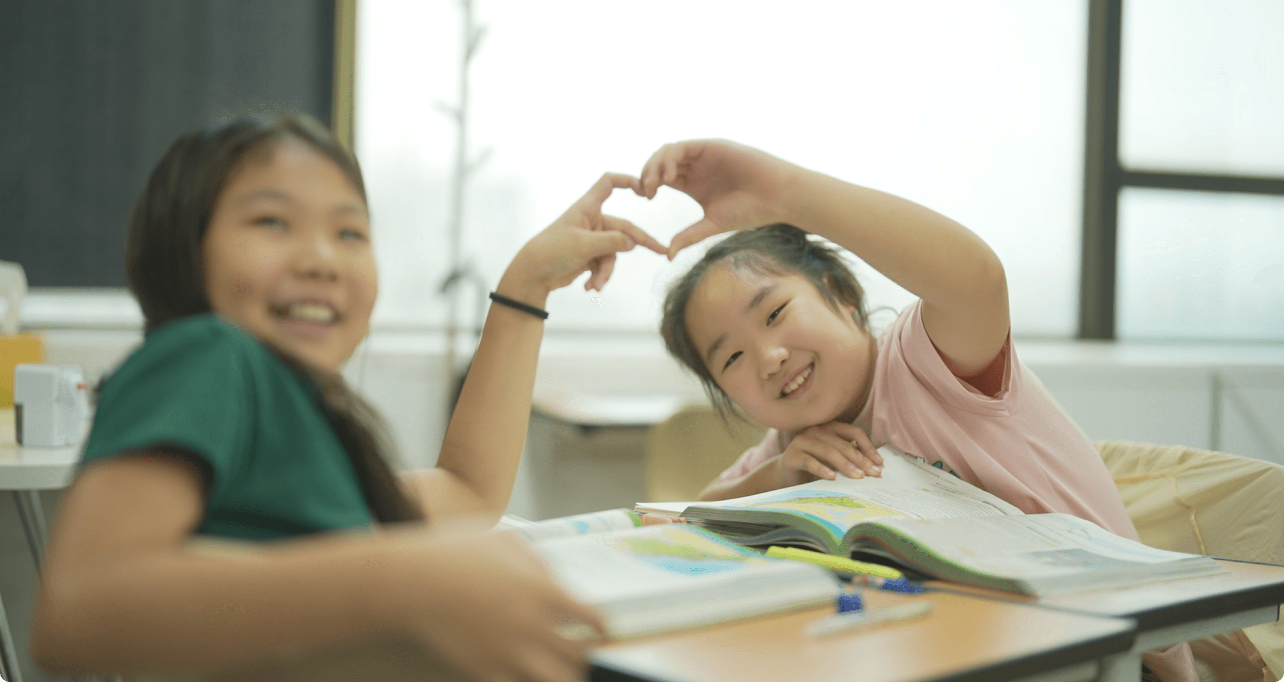 Students enjoying class