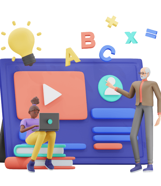 Students learning online